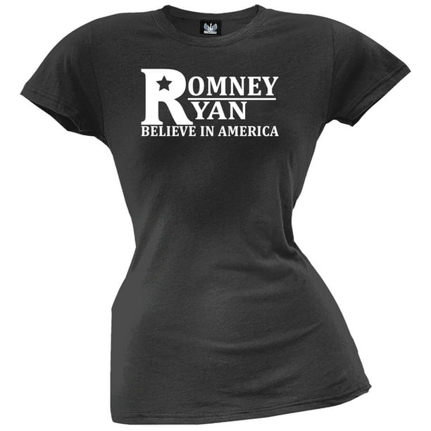 Romney and Ryan Mens Dark Green Adult Mens T-Shirt 